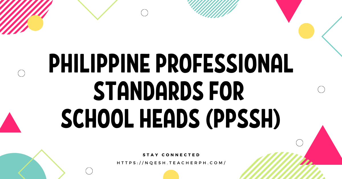 DepEd Philippine Professional Standards for School Heads (PPSSH)